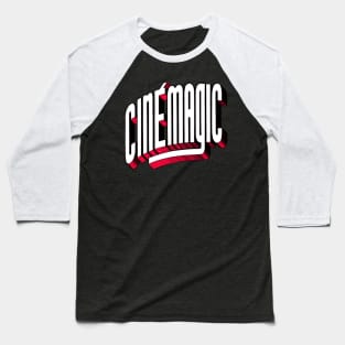 Cinemagic Magazine 3D - 80s Super 8 Filmmaker Resource by Don Dohler Baseball T-Shirt